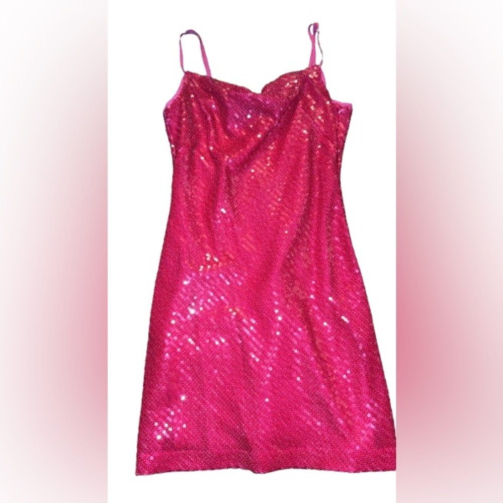 Pink Sequin Dress